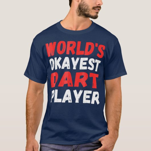 WorldToken est Dart Player TShirt Funny Dart (Vorderseite)