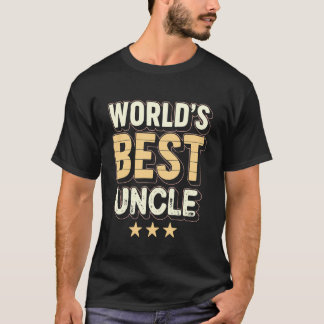 Worldu2019s Bester Onkel Retro Vintage Grunge Spaß T-Shirt