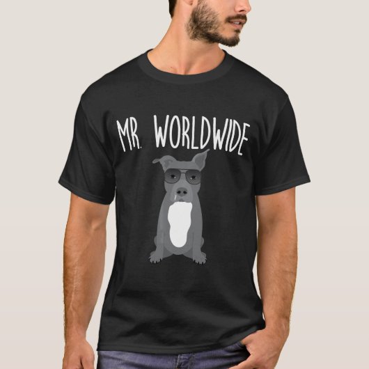 Worldwide Pitbull T-Shirt (Vorderseite)