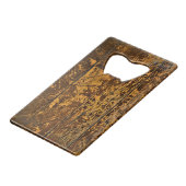 Worldwood Panels Geldbeutel Flaschenöffner (Vorderseite Schrägansicht)