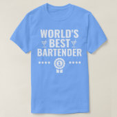 Worldx27s Bester Barkeeper Funny Bartending Cockta T-Shirt (Design vorne)