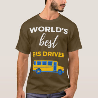 Worldx27s bester Bus-Treiber T-Shirt