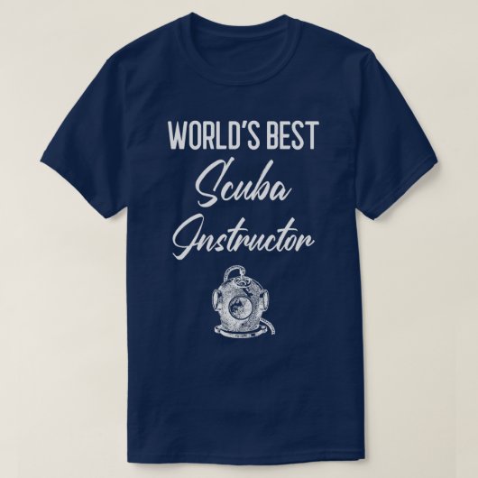 Worldx27s Bester Scuba-Instruktor T-Shirt (Design vorne)