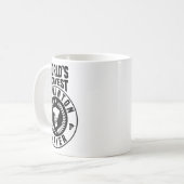 Worlest Badminton Player Crossminton Indoor Kaffeetasse (Vorderseite Links)