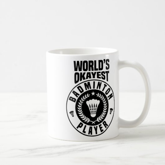 Worlest Badminton Player Crossminton Indoor Kaffeetasse (Rechts)