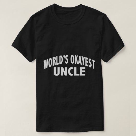 Worlest Uncle Funny Familienmitglied Bruder T-Shirt (Design vorne)