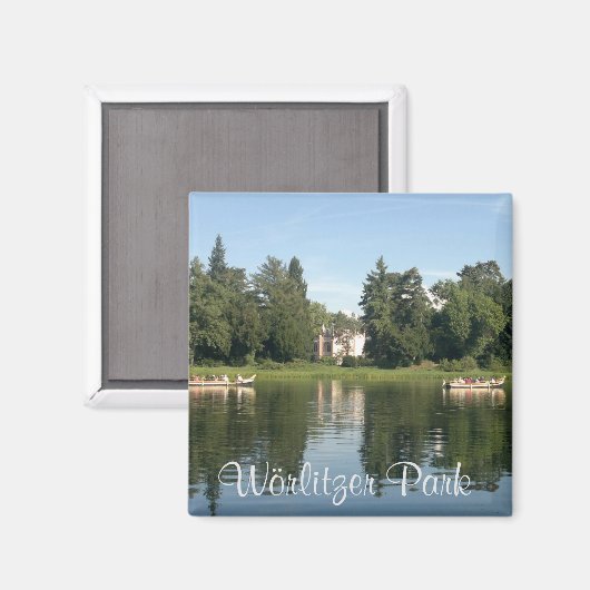 Wörlitzer Park / Park Woerlitz Magnet (Vorderseite/Rückseite)
