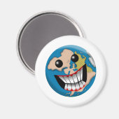 Worlly Smile Magnet (Vorderseite/Rückseite)