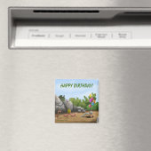 Worm Birthday Magnet (In Situ (Geschirrspüler))