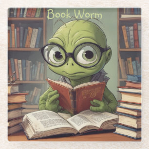 Worm buchen glasuntersetzer