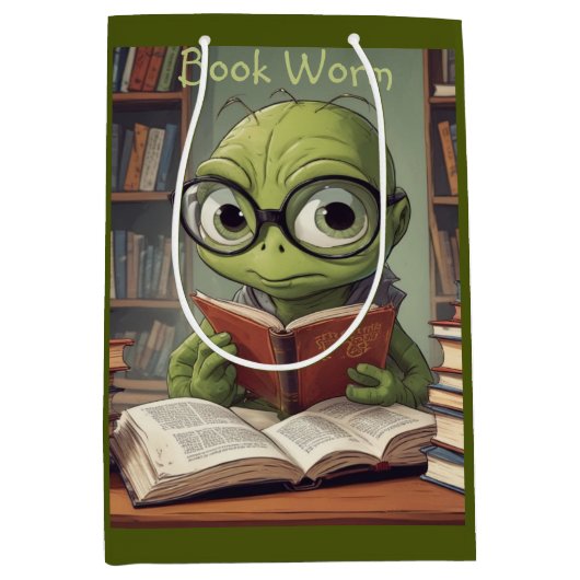 Worm buchen mittlere geschenktüte (Vorderseite)