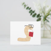 Worm buchen postkarte (Stehend Vorderseite)