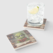 Worm buchen steinuntersetzer (Seitenansicht)