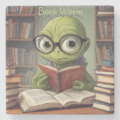 Worm buchen steinuntersetzer (Vorderseite)