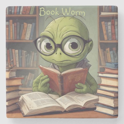 Worm buchen steinuntersetzer (Vorderseite)