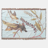 Worm Eating Warbler Audubon Singvogel Decke (Vorderseite)