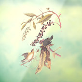 Worm Eating Warbler Audubon Singvogel Fensteraufkleber (Blatt 3)