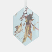 Worm Eating Warbler Audubon Singvogel Ornament Aus Glas (Vorderseite Links)