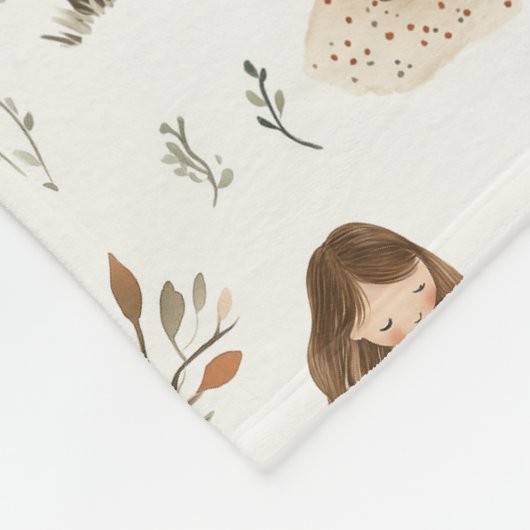 Worm Girl Fleecedecke (Ecke)