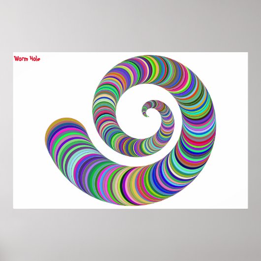Worm Hole Poster (Vorne)