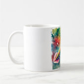 Worm Squid 170624AREF109 - Watercolor Kaffeetasse (Links)