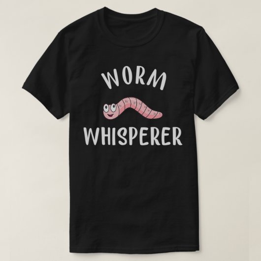 Worm Whisperer Funny Red Wiggler Bauer Gift T-Shirt (Design vorne)