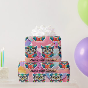 "Worm Wisdom buchen" Geschenkpapier