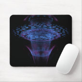 Wormhole-abstraktes Fraktal Design Mousepad (Mit Mouse)