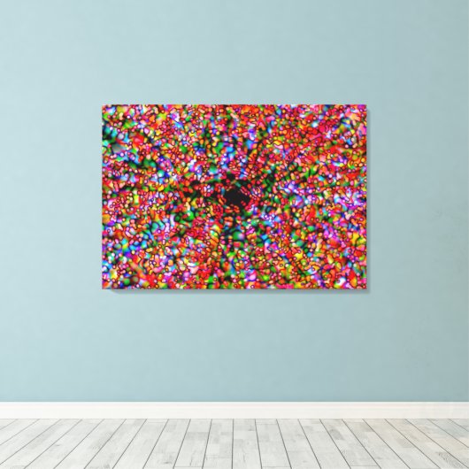 Wormhole Leinwanddruck (Insitu (Holzboden))