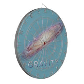 Wormhole Target: Gravity Inspiriert Dartboard Desi Dartscheibe (Vorderseite Links)