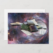 Wormloch Postkarte (Vorne/Hinten)