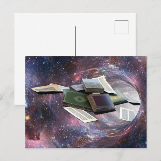 Wormloch Postkarte (Vorne/Hinten)