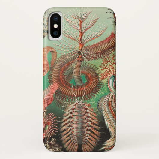 Worms, Annelids Chaetopoda von Ernst Haeckel Case-Mate iPhone Hülle (Rückseite)