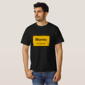 Worms Herren Männer T-Shirt Tshirt Shirt (Vorne ganz)