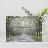 Wormsloe Venue Live Oaks Brautparty Einladung (Stehend Vorderseite)