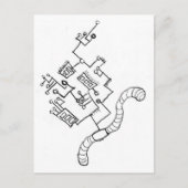 Wormwired Postkarte (Vorderseite)