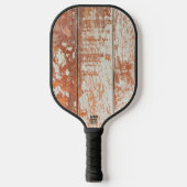 Worn Barn Wood Pickleball Schläger (Vorderseite)