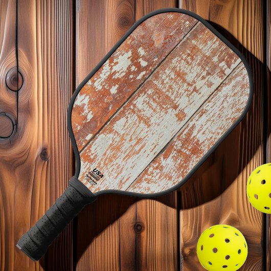 Worn Barn Wood Pickleball Schläger