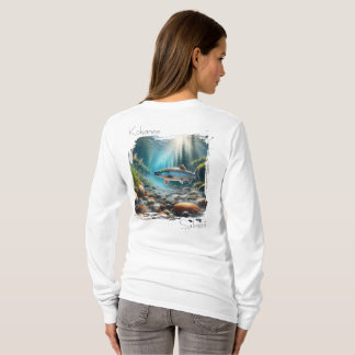 Worn Calm | Kokanee-Lachs-Bach-T-Shirt T-Shirt