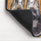 Worn Cowboy Boots - Frauen Mousepad (Ecke)