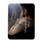 Worn Leather Bibel, "Habt Glauben an Gott" Mark 11 Magnet (Vertikal)