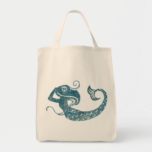 Worn Mermaid Tragetasche (Vorne)
