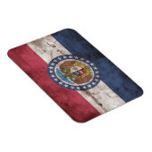 "Worn Missouri Flag"; Magnet (Rechte Seite)