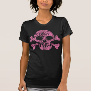 Worn Out Skull and Crossbones T-Shirt