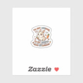 Worried Bunny Snack Alert Sticker (Blatt)