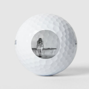 Worried Girl Golfball