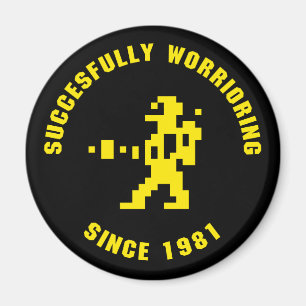 Worrier-Magnet - gelb Magnet