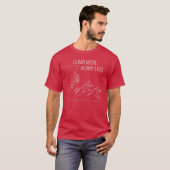 Worry Less Climb More Rock Climbing Bouldering ret T-Shirt (Vorne ganz)