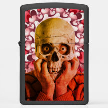 Worry Skull Zippo Lighter