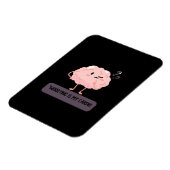 Worrying Is My Cardio – Funny Anxiety  Magnet (Linke Seite)